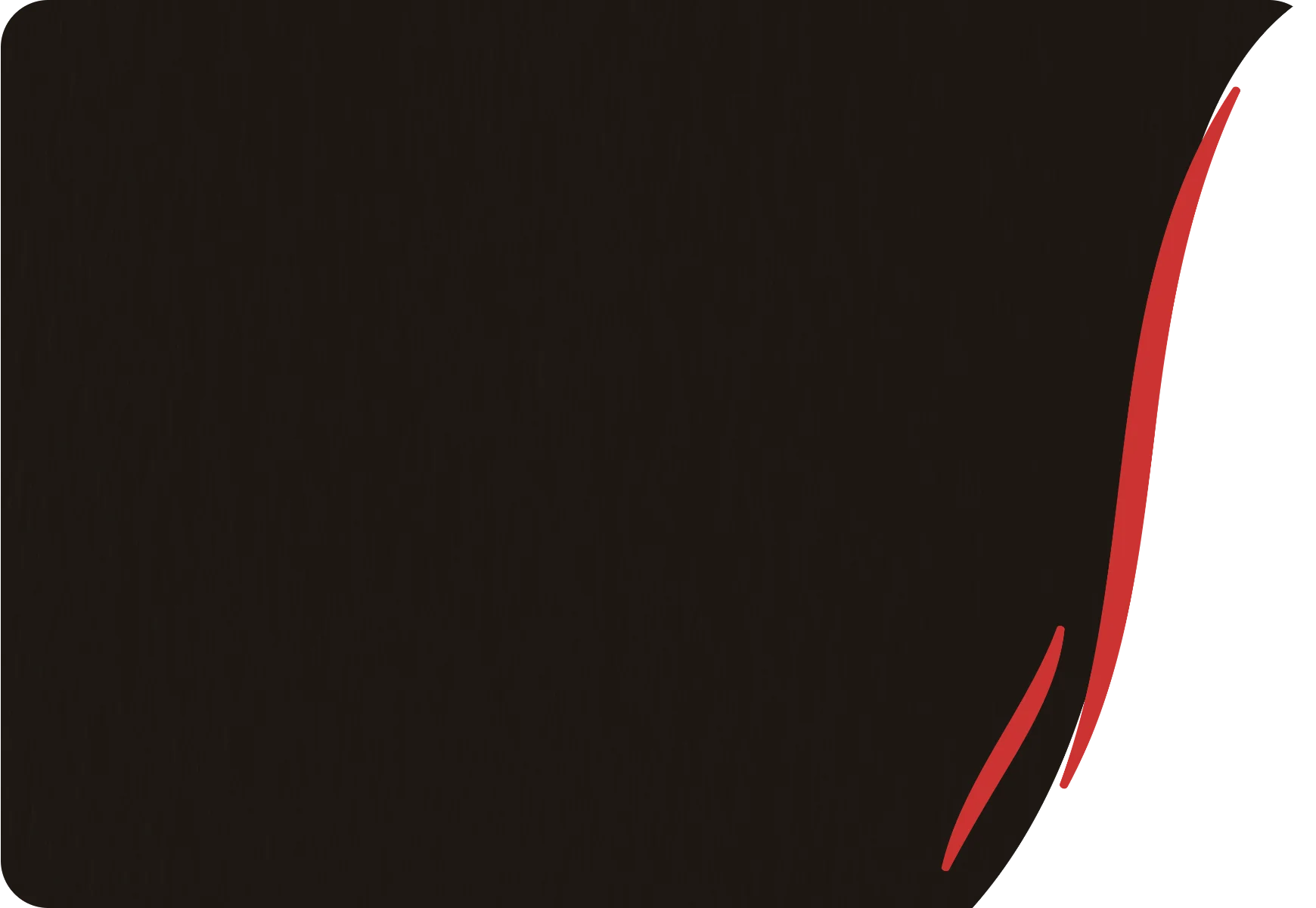 Ciemne teksturowane tło z czerwonymi akcentami w formie krzywych linii